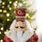 Glitzhome® 20"H Faux Fur Christmas Nutcracker Figurine
